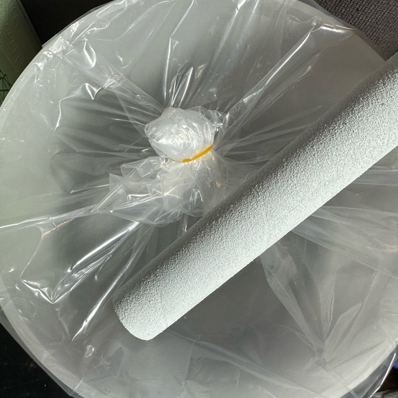 Crystal Singing Bowl white with soft stick new - Picture 6 of 8